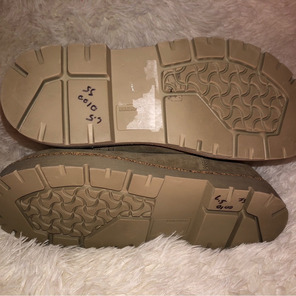 Birkenstock Tan Leather Boots Highwood Slip On Women size 37 (6-6.5) & 40 (9-9.5 - Picture 13 of 16